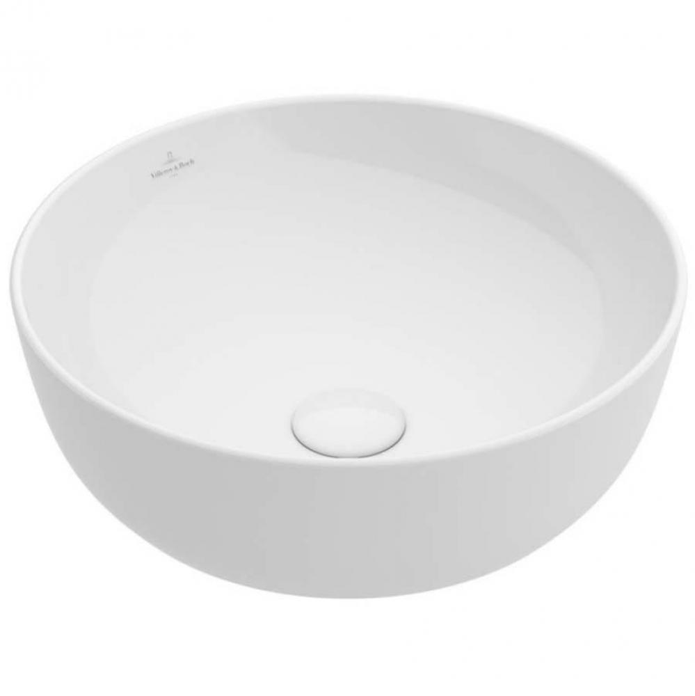 Artis Surface-mounted washbasin 16 7/8'' x 16 7/8'' (430 x 430 mm)