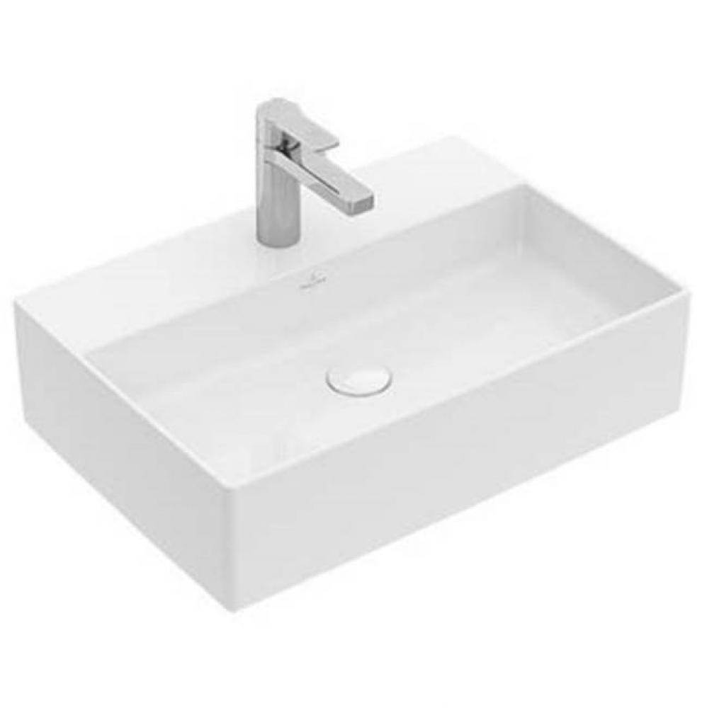 Memento 2.0 Surface-mounted washbasin 23 5/8'' x 16 1/2'' (600 x 420 mm) singl
