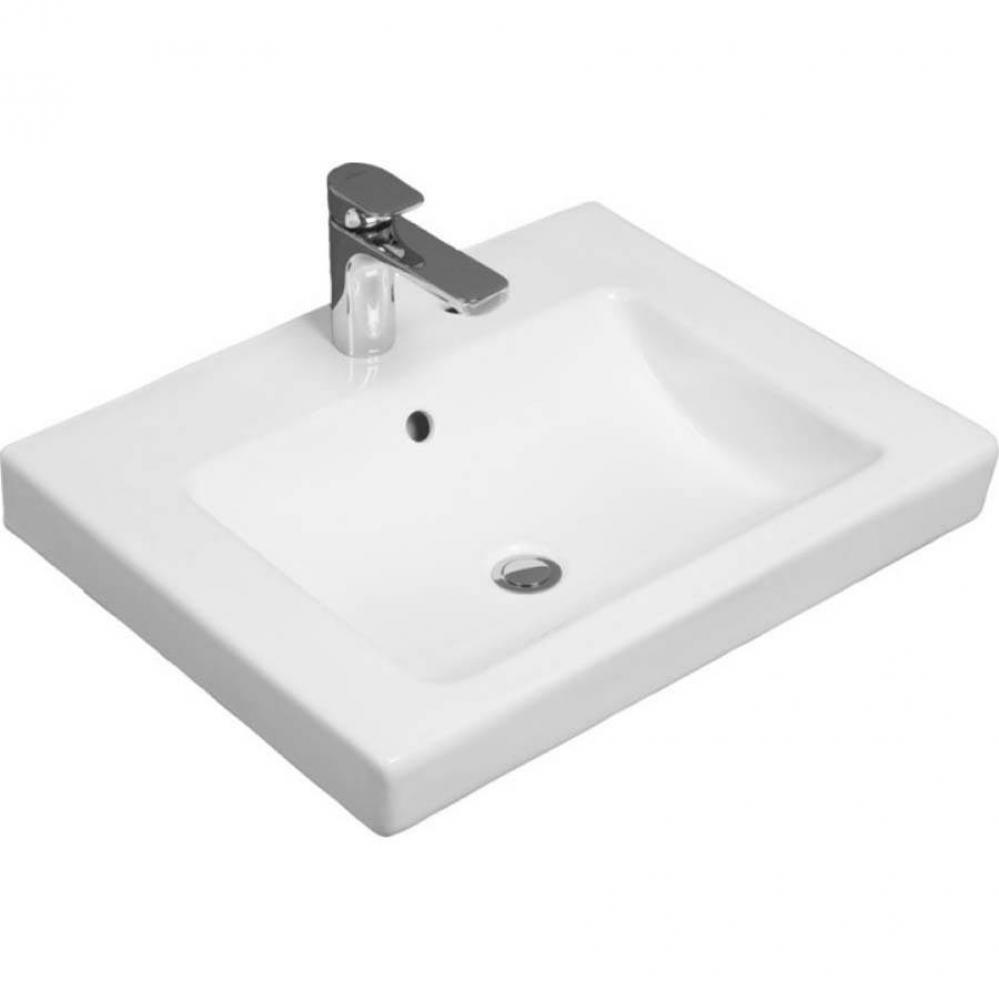 Twist Built-in washbasin 18 1/4'' (464 mm)