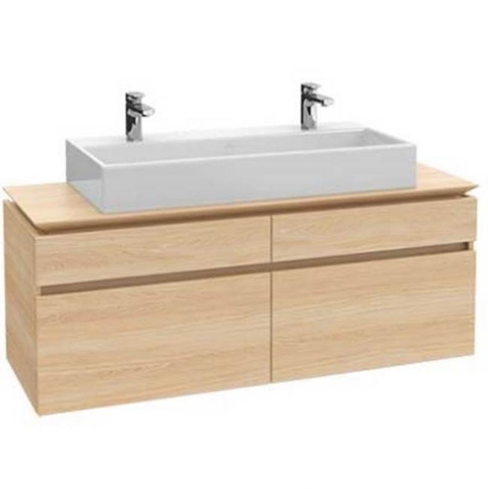 Levanto Vanity unit for vessel sinks, w/ LED moodlight 47 1/4'' x 21 5/8'' x 1