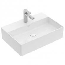 Villeroy and Boch 4A07U6R1 - Memento 2.0 Surface-mounted washbasin 23 5/8'' x 16 1/2'' (600 x 420 mm) singl