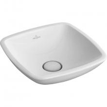 Villeroy and Boch 51490U01 - Loop & Friends Surface-mounted washbasin 15'' x 15'' (380 x 380 mm)
