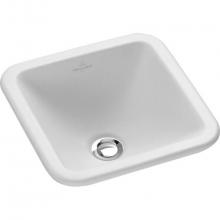 Villeroy and Boch 6156U101 - Loop & Friends Built-in washbasin 16'' x 16'' (405 x 405 mm)