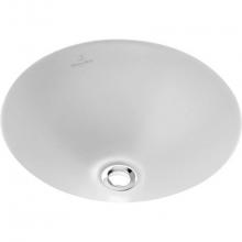 Villeroy and Boch 6180U101 - Loop & Friends Undercounter washbasin 15'' Diameter (inch) (380 mm Diameter)