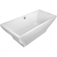 Villeroy and Boch UBQ180LAB2PDFV01 - La Belle, free-standing tub, 70 7/8'' x 31 1/2'', white on white