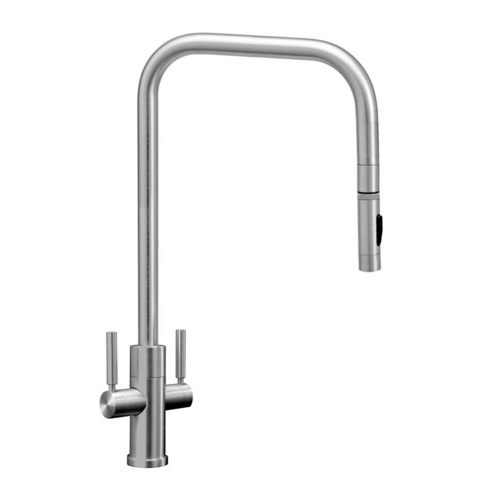 Fulton Modern Extended Reach 2 Handle Plp Faucet - Toggle Sprayer
