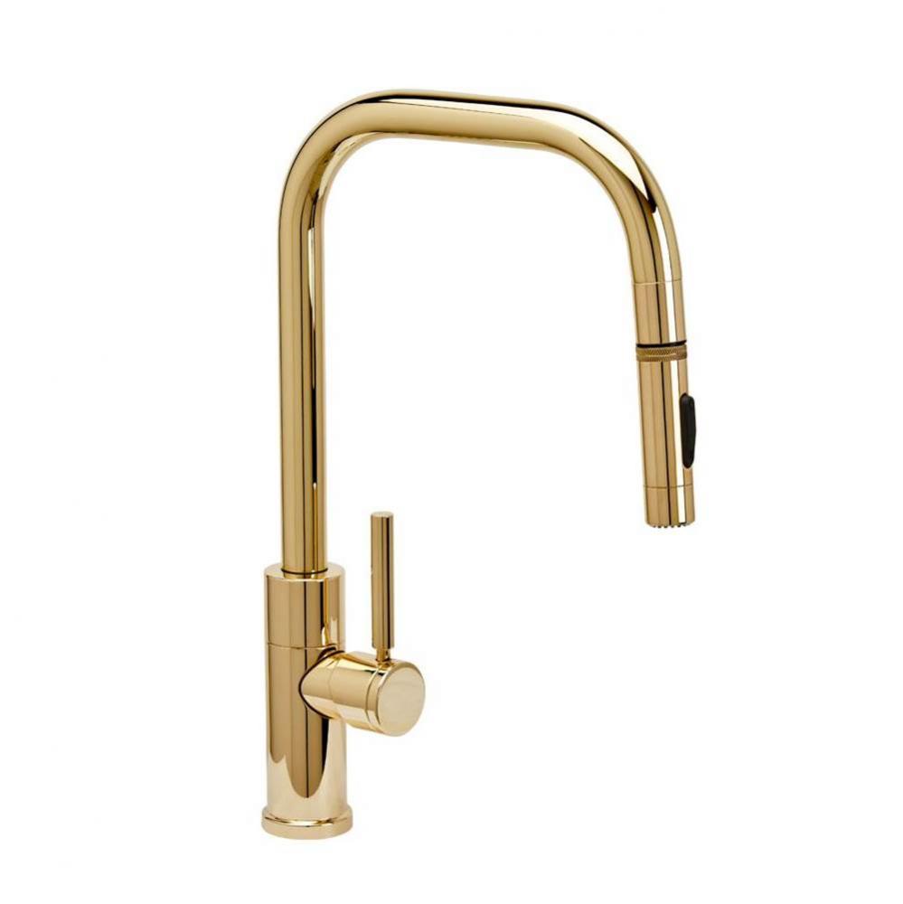 Waterstone Fulton Modern PLP Pulldown Faucet - Angled Spout - Toggle Sprayer