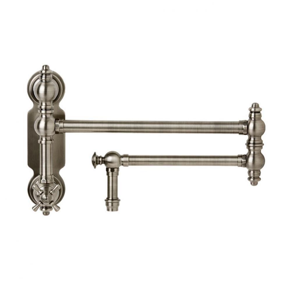 Waterstone Traditional Wall Mounted Potfiller - Cross Handle