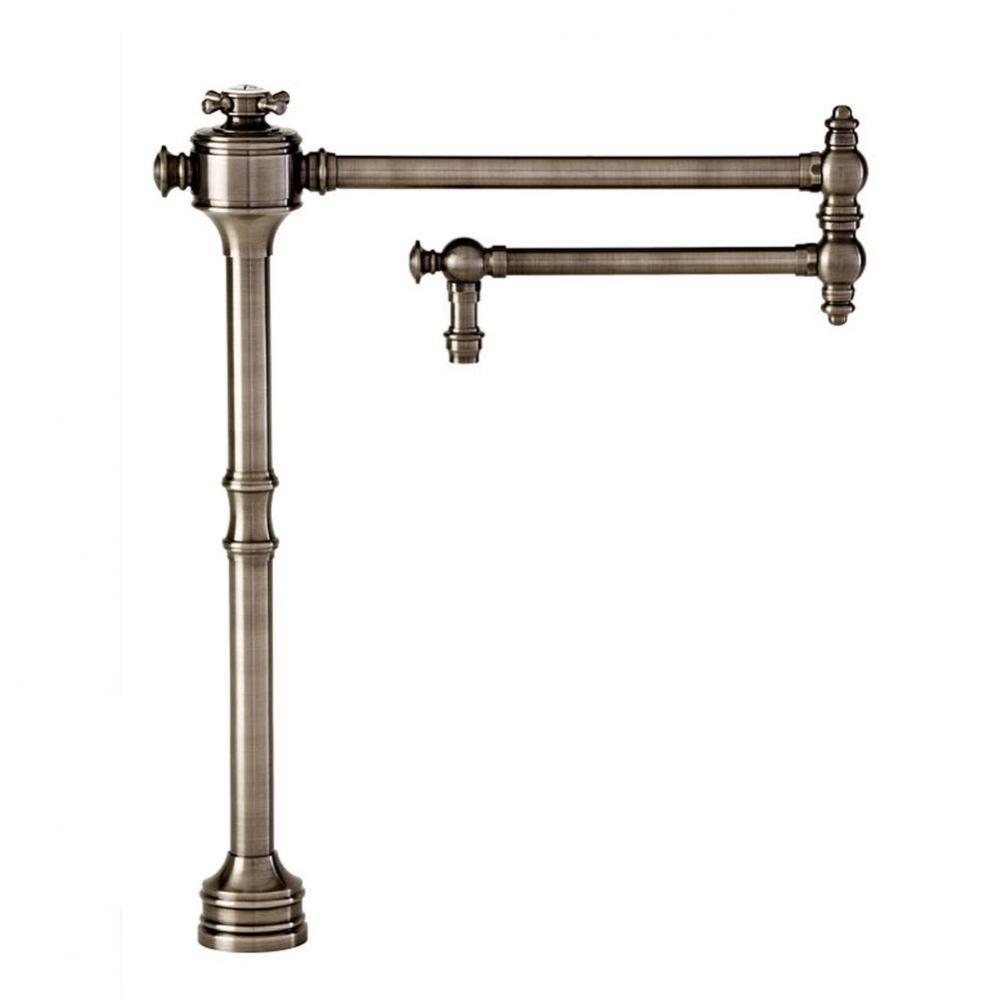 Waterstone Traditional Counter Mounted Potfiller - Cross Handle