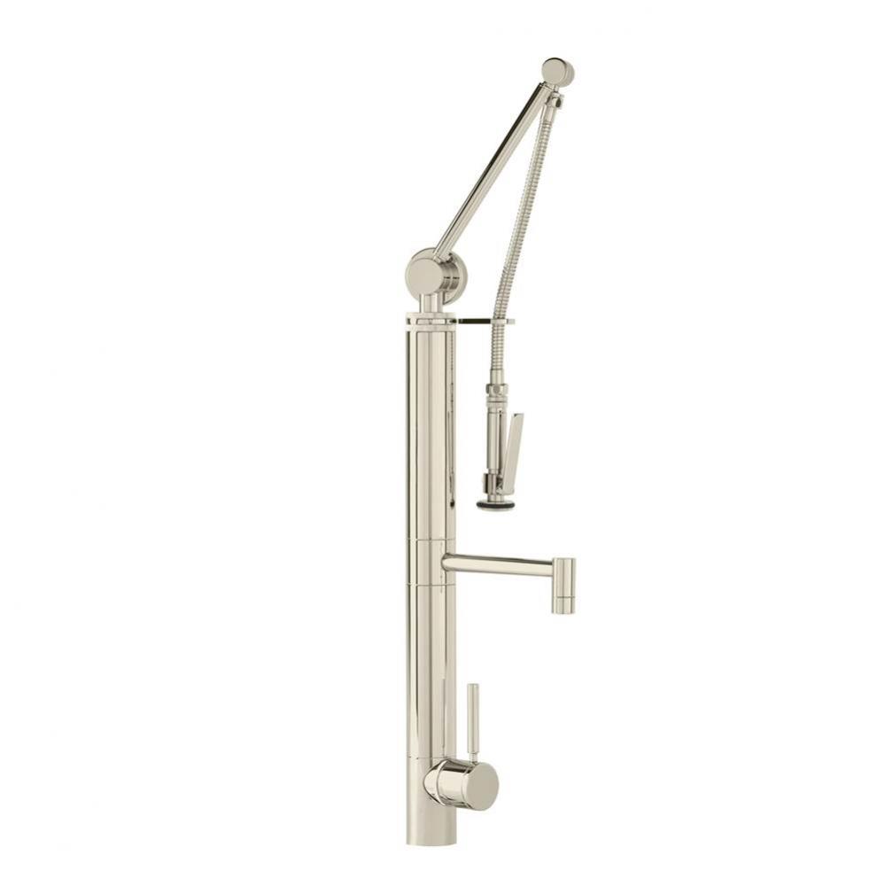 Waterstone Contemporary Gantry Pulldown Faucet - Straight Spout