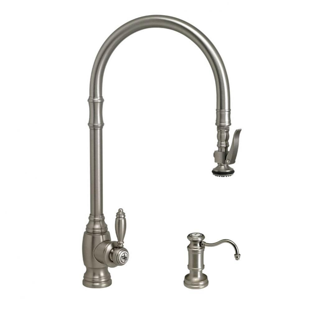 Waterstone Traditional Extended Reach PLP Pulldown Faucet - 2pc. Suite