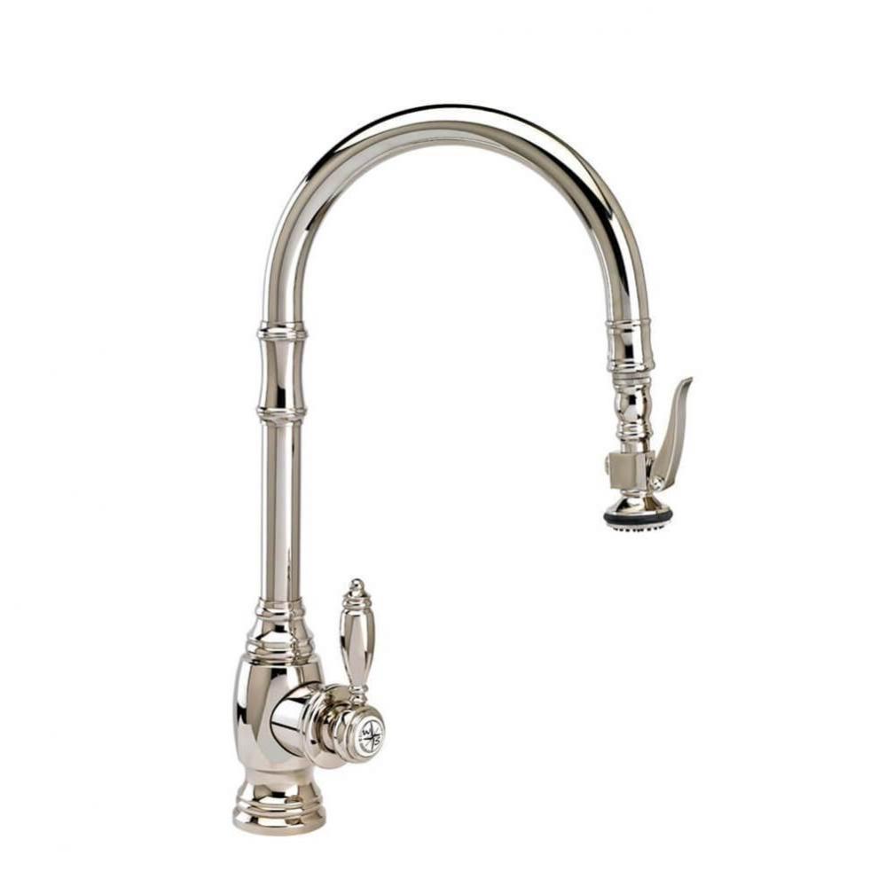 Waterstone Traditional PLP Pulldown Faucet - Angled Spout - 2pc. Suite