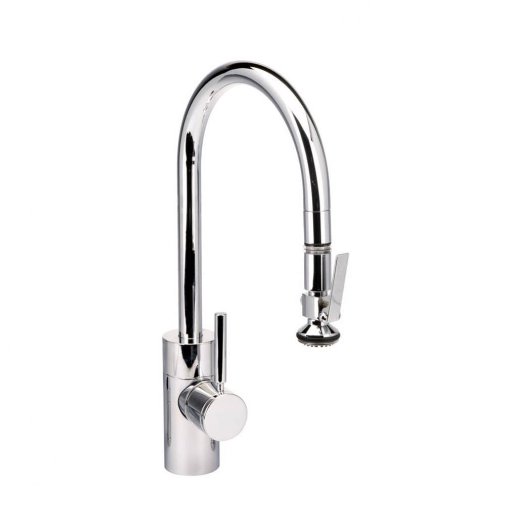 Waterstone Contemporary PLP Pulldown Faucet - Lever Sprayer