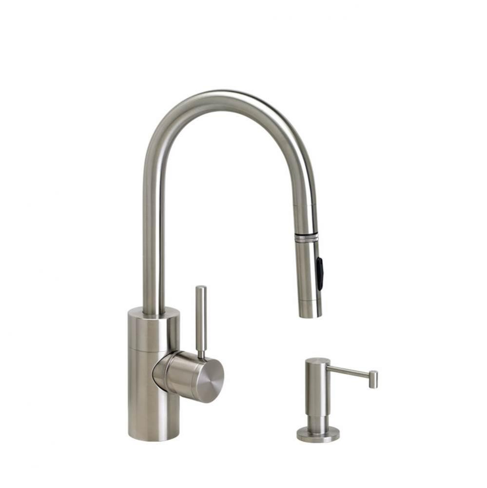 Waterstone Contemporary Prep Size PLP Pulldown Faucet - Toggle Sprayer - 2pc. Suite