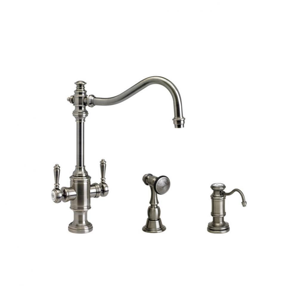 Waterstone Annapolis Two Handle Kitchen Faucet - 2pc. Suite