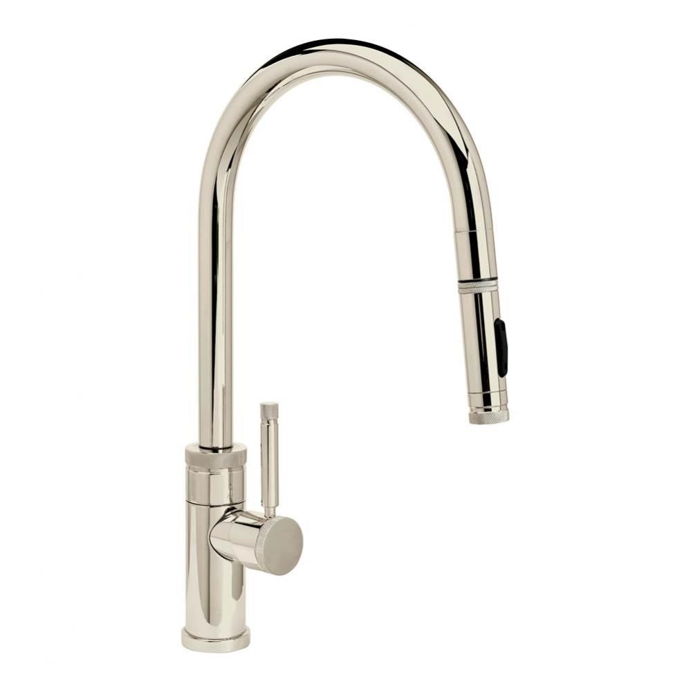 Waterstone Industrial PLP Pulldown Faucet - Toggle Sprayer - Angled Spout