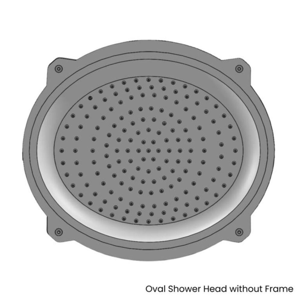Paintable Ceiling Shower, Oval