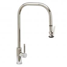 Waterstone 10250-PG - Waterstone Fulton Industrial Extended Reach PLP Faucet - Lever Sprayer