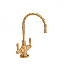 Waterstone 1202HC-PG - Waterstone Pembroke Hot and Cold Filtration Faucet - Lever Handles