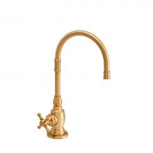 Waterstone 1252C-PG - Waterstone Pembroke Cold Only Filtration Faucet - Cross Handle