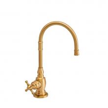 Waterstone 1252H-PG - Waterstone Pembroke Hot Only Filtration Faucet - Cross Handle