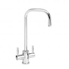 Waterstone 1655-PG - Waterstone Industrial Bar Faucet - 2 Bend U-Spout