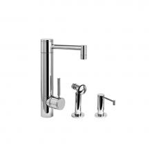 Waterstone 3500-2-SG - Waterstone Hunley Prep Faucet - 2pc. Suite