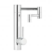 Waterstone 3600-12-SG - Waterstone Hunley Kitchen Faucet - 12'' Articulated Spout