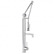 Waterstone 3700-3-SG - Waterstone Contemporary Gantry Pulldown Faucet - Straight Spout - 3pc. Suite