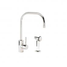 Waterstone 3825-1-SG - Waterstone Fulton Kitchen Faucet w/ Side Spray