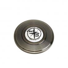Waterstone 4070-SG - Waterstone Traditional Sink Hole Cover - Compass Button