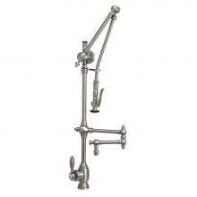 Waterstone 4410-12-CD - Waterstone Traditional Gantry Pulldown Faucet - 12'' Articulated Spout
