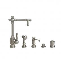 Waterstone 4700-4-SG - Waterstone Towson Prep Faucet - 4pc. Suite
