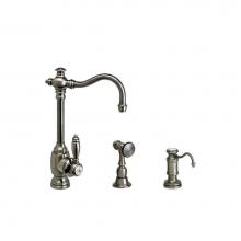 Waterstone 4800-2-SG - Waterstone Annapolis Prep Faucet - 2pc. Suite