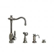 Waterstone 4800-3-SG - Waterstone Annapolis Prep Faucet - 3pc. Suite