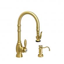 Waterstone 5200-2-PG - Waterstone Traditional Prep Size PLP Pulldown Faucet - 2pc. Suite