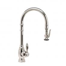 Waterstone 5210-CH - Waterstone Traditional Prep Size PLP Pulldown Faucet - Angled Spout