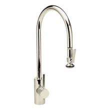 Waterstone 5700-PN - Waterstone Contemporary Extended Reach PLP Pulldown Faucet - Lever Sprayer