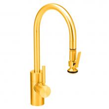 Waterstone 5800-SG - Waterstone Contemporary PLP Pulldown Faucet - Lever Sprayer