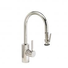 Waterstone 5930-SG - Waterstone Contemporary Prep Size PLP Pulldown Faucet - Lever Sprayer
