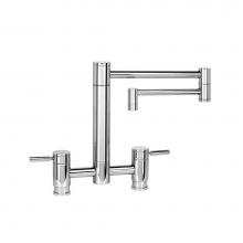 Waterstone 7600-18-UPB - Waterstone Hunley Bridge Faucet - 18'' Articulated Spout