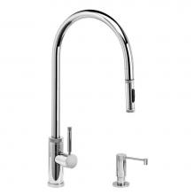 Waterstone 9300-2-SG - Waterstone Industrial Extended Reach PLP Pulldown Faucet - Toggle Sprayer - 2pc. Suite