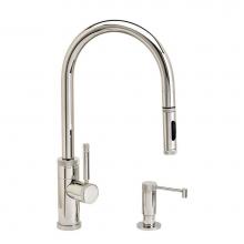 Waterstone 9400-2-PG - Waterstone Industrial PLP Pulldown Faucet -Toggle Sprayer - 2pc. Suite
