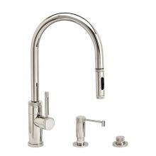 Waterstone 9400-3-SG - Waterstone Industrial PLP Pulldown Faucet -Toggle Sprayer - 3pc. Suite