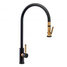 Waterstone 9700-PG - Waterstone Industrial Extended Reach PLP Pulldown Faucet - Lever Sprayer