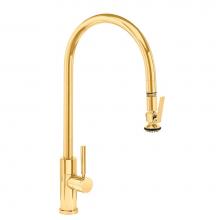 Waterstone 9750-PB - Waterstone Modern Extended Reach PLP Pulldown Faucet - Lever Sprayer
