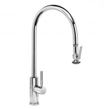 Waterstone 9750-SG - Waterstone Modern Extended Reach PLP Pulldown Faucet - Lever Sprayer