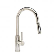 Waterstone 9910-PG - Waterstone Industrial Prep Size PLP Pulldown Faucet - Toggle Sprayer - Angled Spout