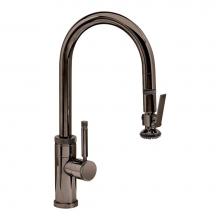 Waterstone 9930-BLN - Waterstone Industrial Prep Size PLP Pulldown Faucet - Lever Sprayer