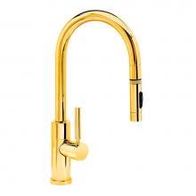Waterstone 9950-PG - Waterstone Modern PLP Pulldown Faucet - Toggle Sprayer